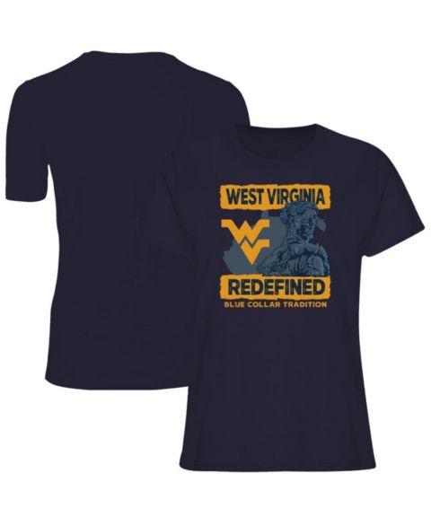 Женская футболка Image One Navy West Virginia Mountaineers Fan