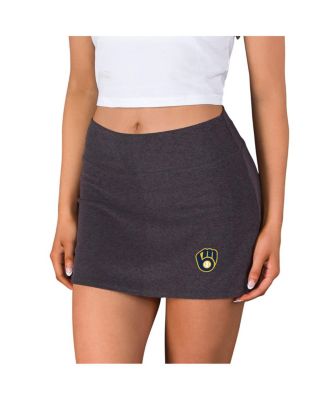 Concepts Sport - Women's Charcoal Milwaukee Brewers Centerline Knit Skort