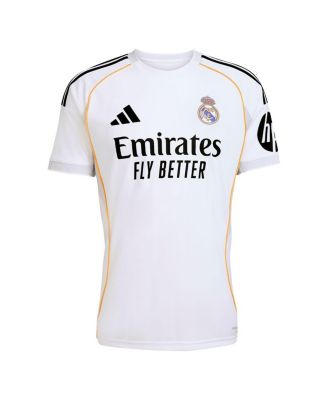 Men's Vini Jr. White Real Madrid 2025/26 Home Replica Jersey