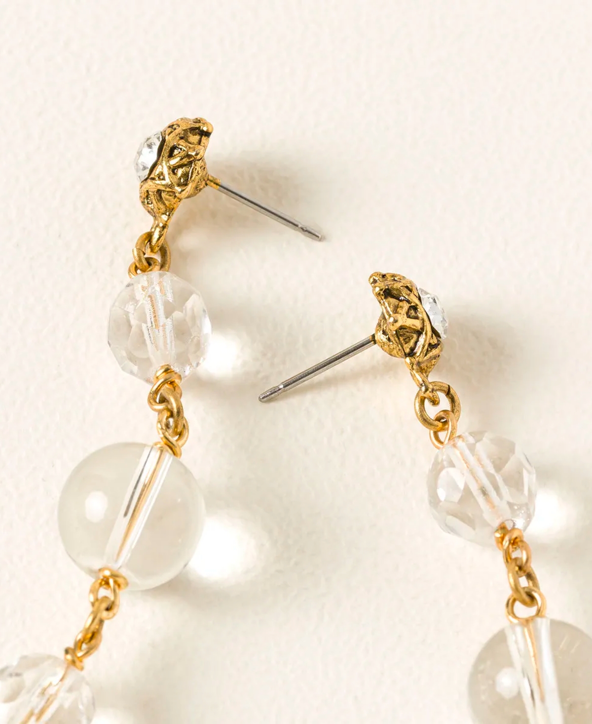 Uncommon Goods Waldorf-Astoria Crystal Chandelier Earrings