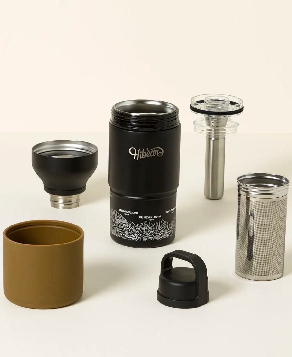 Uncommon Goods 6-in-1 Adventure Stainless Steel Flask