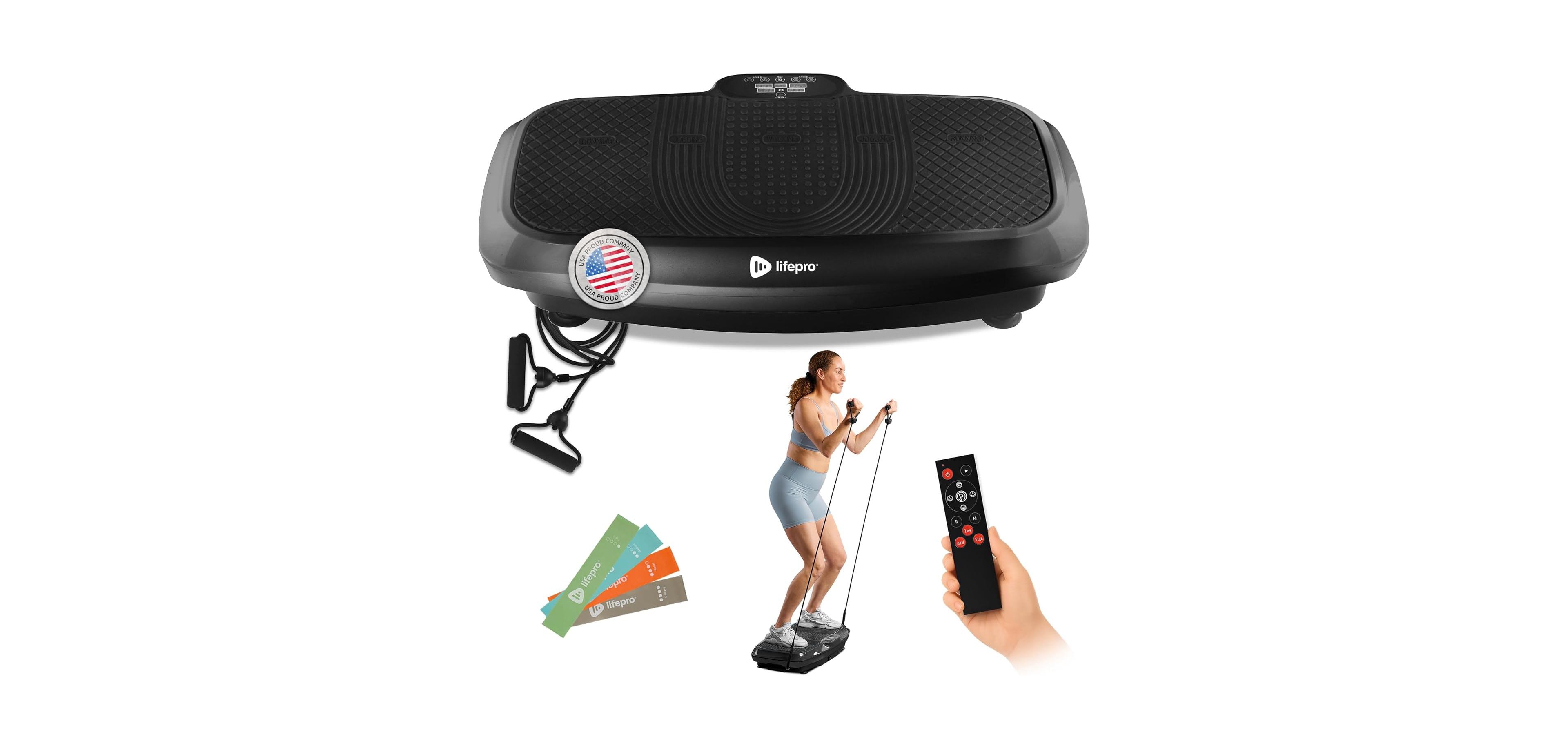 LifePro 3D Vibration Plate – Dual Motor Oscillation & Pulsation for Full Body Home Fitness