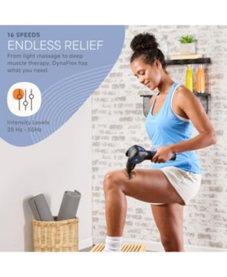 Heavy Duty Massage Gun for Athletes - Deep Tissue Percussion Muscle Massager with Adjustable Heads & Tips