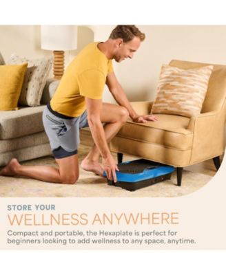 Vibration Plate Exercise Machine with Magnetic Acupoints – Full Body Vibration Platform Lymphatic Drainage Massager