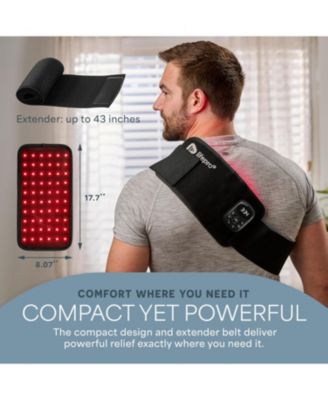Micro Red Light Therapy Belt with Vibration NIR & Red Light Therapy for Pain Relief, Recovery, and Performance Enhancement