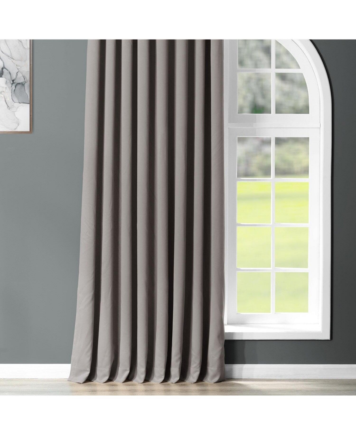 Half Price Drapes Extra Wide Grommet Room Darkening Curtain