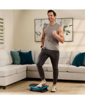 Voice Controlled Vibration Plate – Ergonomic Curved Platform with Remote Watch for Lymphatic Drainage, Muscle Relaxation, Recovery & Fitness