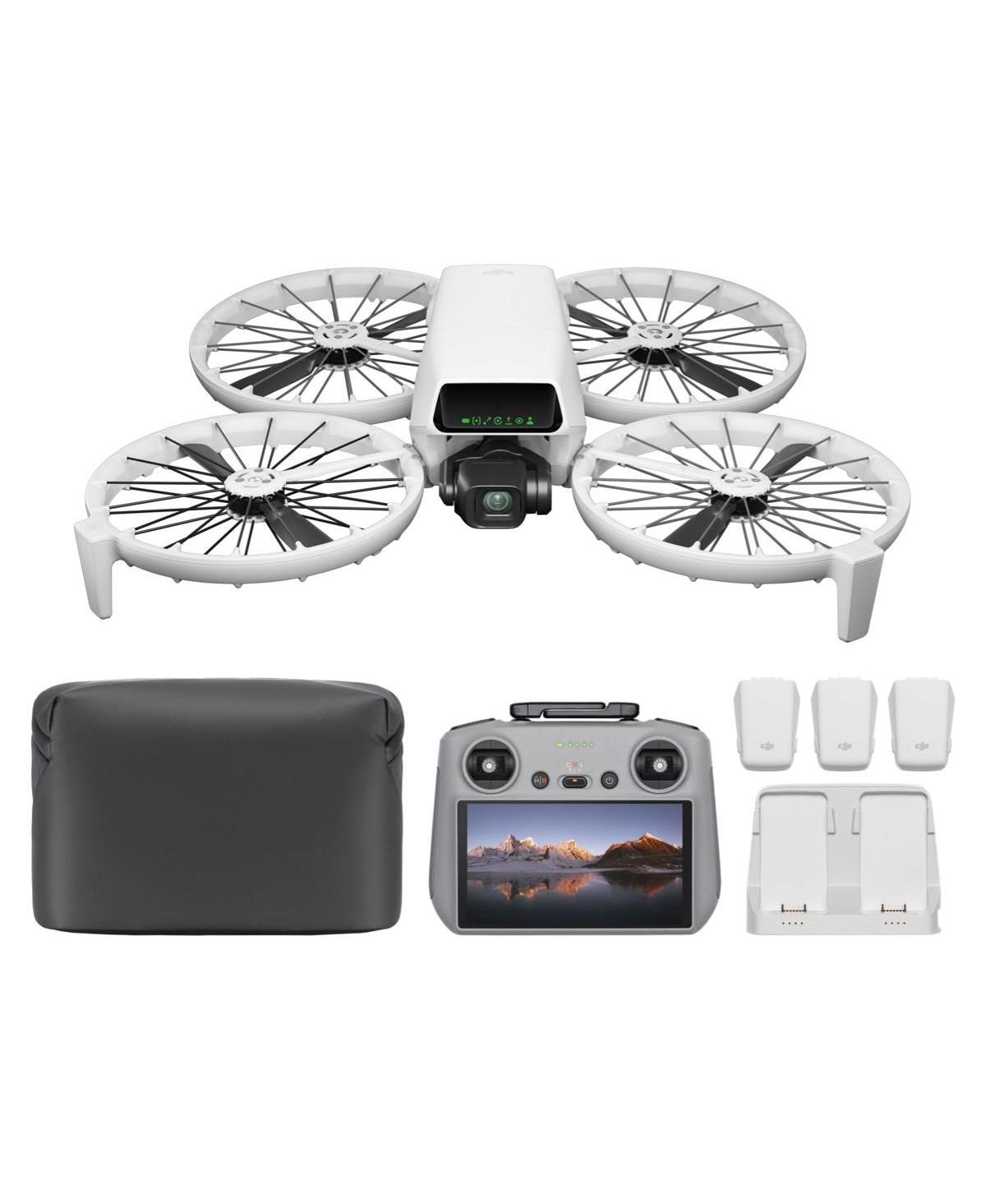 Dji Flip Drone with Rc 2 Remote Controller + Backpack, Sd Card + Landing Pad, Card Reader