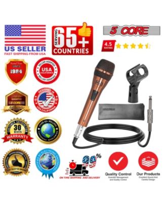 CoppereX 5-Core Dynamic Handheld XLR Wired Karaoke Microphone ND-807