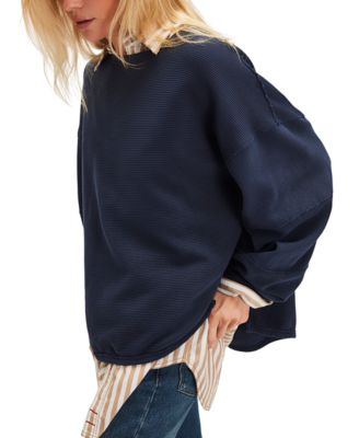 Women's Total Eclipse Ribbed Dolman-Sleeve T-Shirt