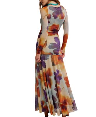 Women's Sunnei Boat Neck Maxi Dress