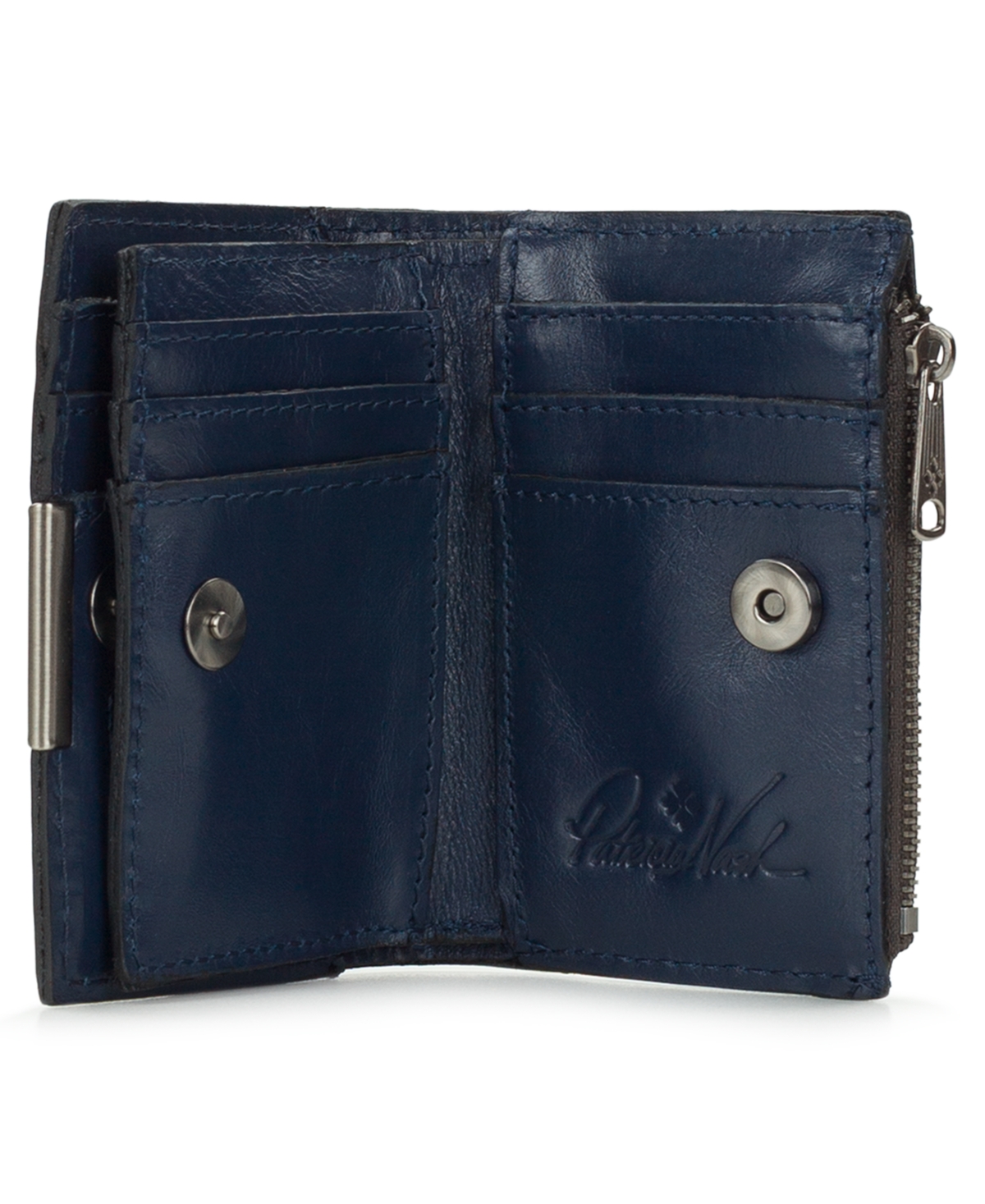 Patricia Nash Busalla Leather Bifold Zipper Wallet