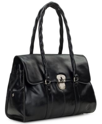 Vienna Medium Twist-Lock Satchel Bag