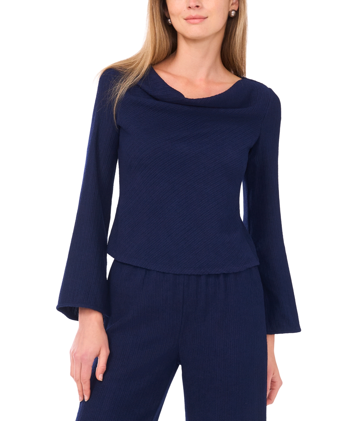 Sam & Jess Women's Long-Sleeve Cowl Neck Top