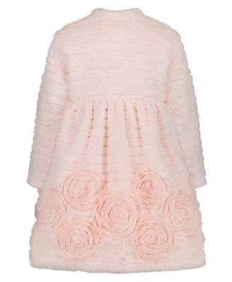 Baby Girls' Fit and Flare Dress and Long-Sleeve Coat, 2-Piece Set