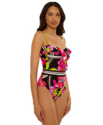 Women's Bougainvillea Ruffle Detail One-Piece Swimsuit