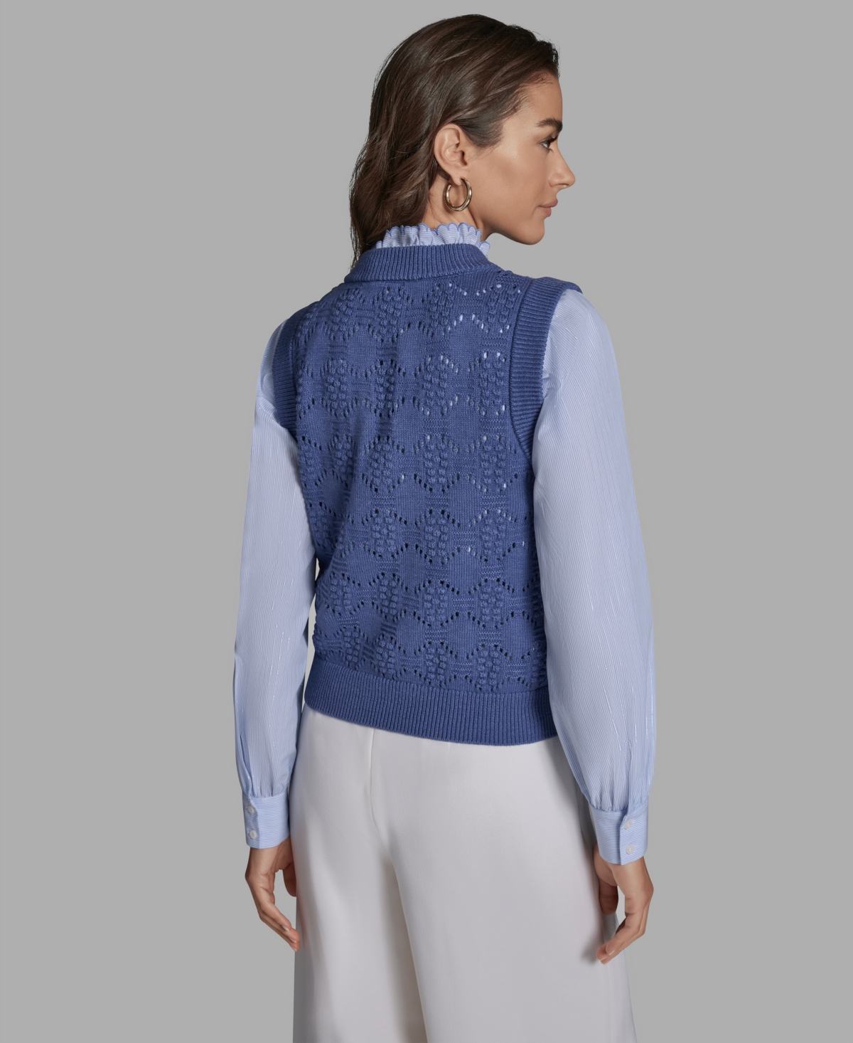 Bcbg Women's Crewneck Sleeveless Sweater