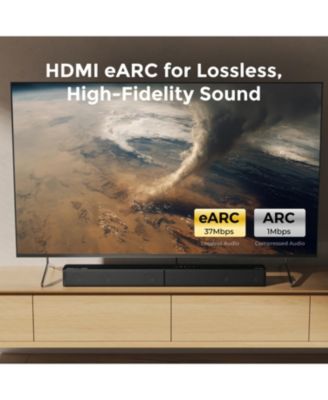 Poseidon M60 Boom 5.1ch Dolby Atmos Sound System, 340W Peak Power, 5 Full-Range Drivers, Wired Subwoofer