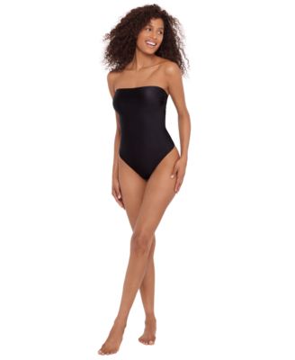 Women's Bandeau Neck One-Piece Swimsuit