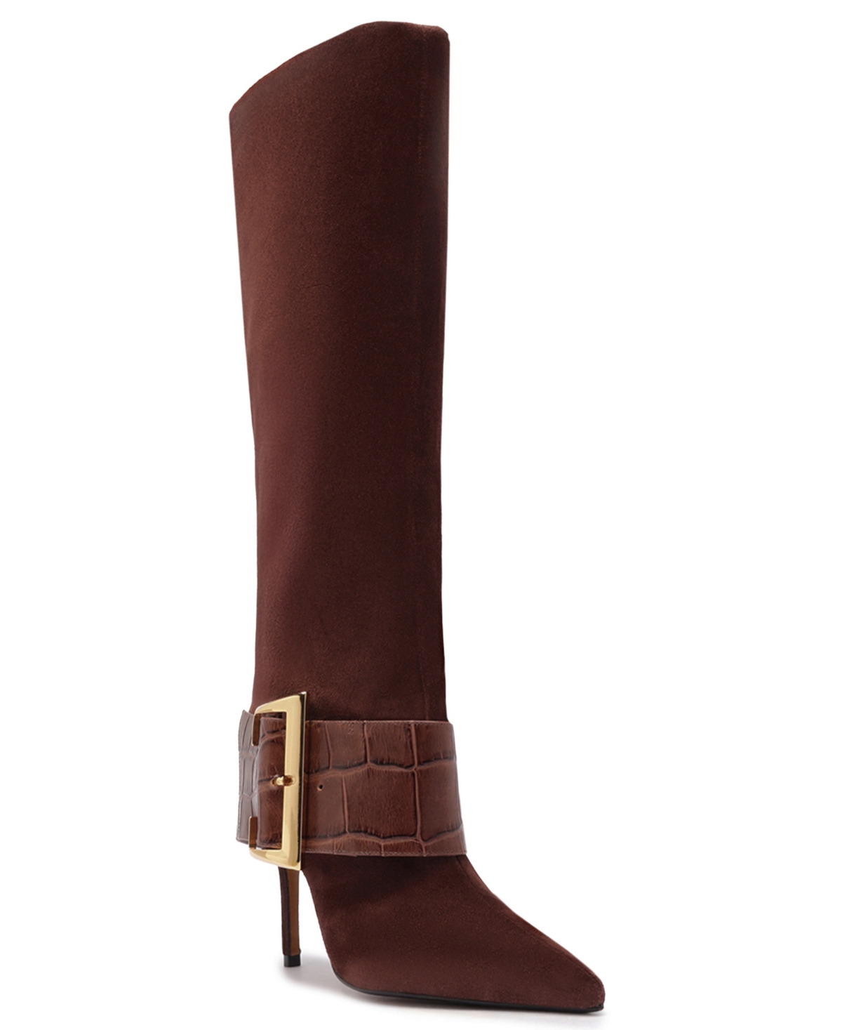 Schutz Women's Beatrix Pointed Toe Dress Boots In Burgundy
