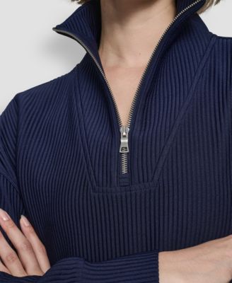 Women's Tech Ottoman Mock Neck Half-Zip Top