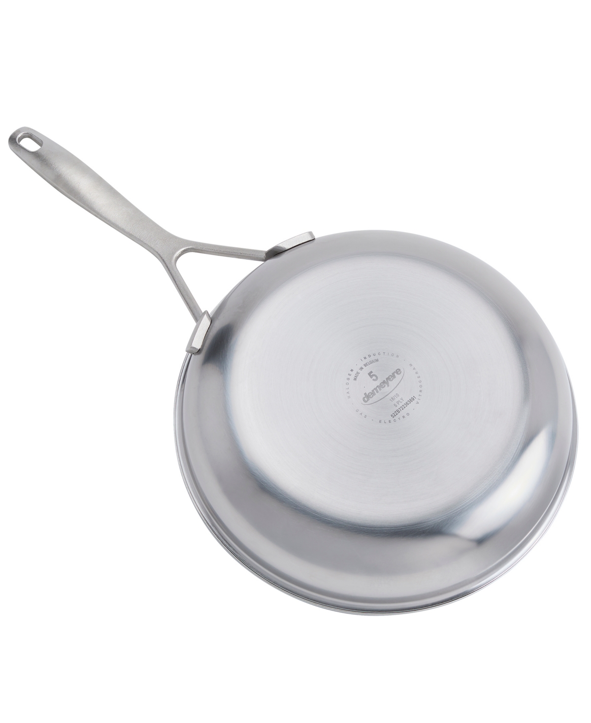 Demeyere Industry Nanotouch 5 Stainless Steel 9.5" Fry Pan In Metallic