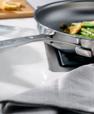 Industry 5 Nanotouch Stainless Steel 12.5" Fry Pan
