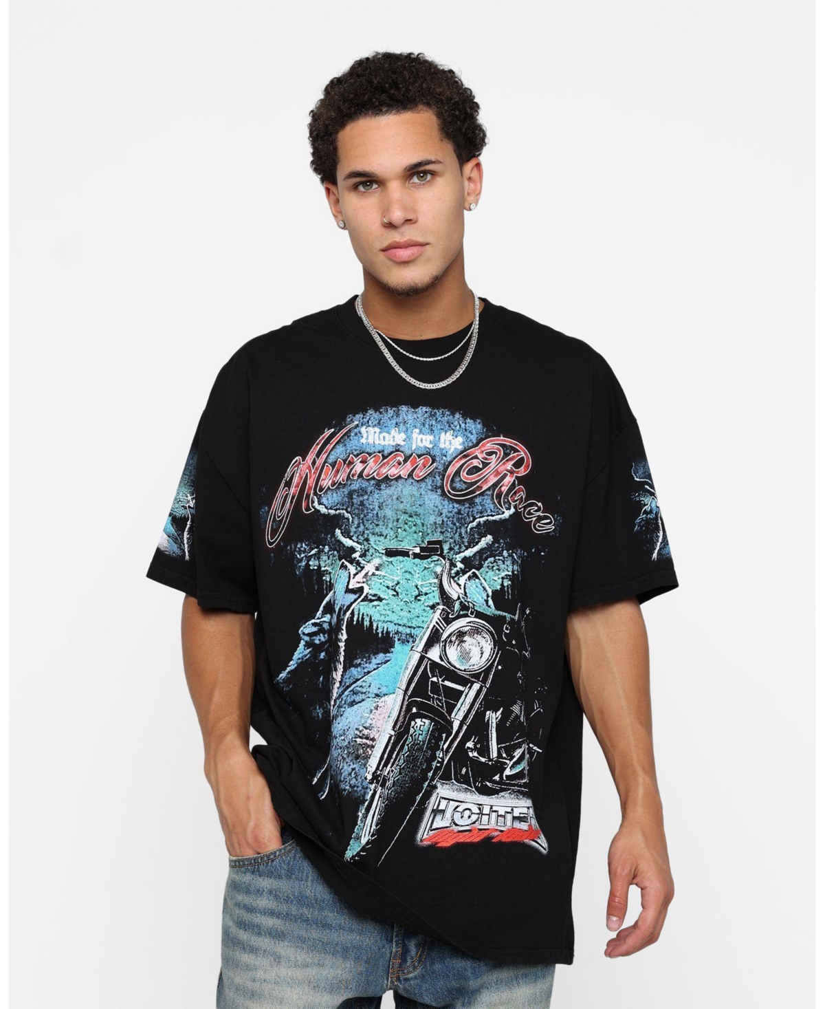 Loiter Men's Midnight Route Tee