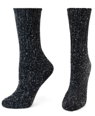 Women's 2-Pack Tweed Rib Boot Socks