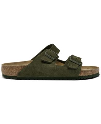 Men's Arizona Suede Leather Soft Footbed Sandals from Finish Line