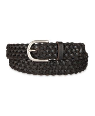 Women's Fully Adjustable Leather Braided Belt