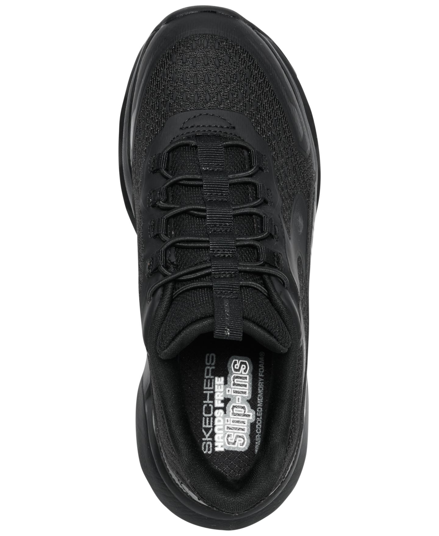 Детские кроссовки Skechers Little Kids' Slip-Ins: Glide-Step - Plus - Vista Lane Casual Athletic Walking, цвет: Чёрный — фото 5