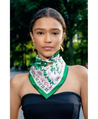 Ivy Parterre Double Sided Silk Scarf