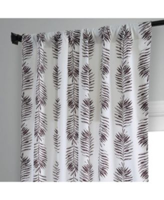 Sago Floral Printed Cotton Room Darkening Curtain