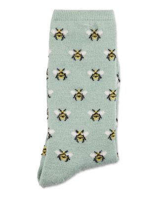 Women's Bee Cashmere Blend Crew Socks