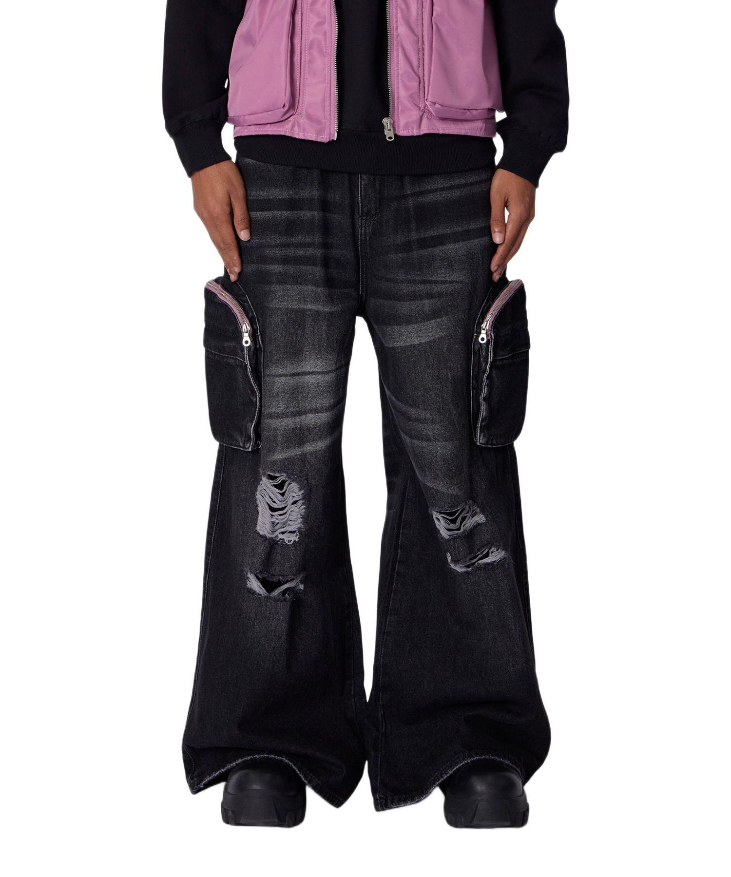 Men's C23 Rave Double Cargo Denim Jeans