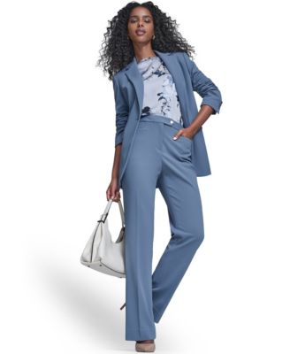 Petite Notch Collar One Button Jacket