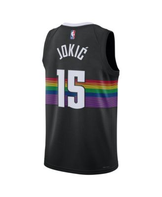 Men's and Women's Nikola Jokic Black Denver Nuggets 2025/26 City Edition Swingman Jersey