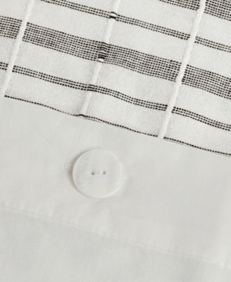 Morgan Jacquard Cotton 5-Pc. Duvet Cover Set, Full/Queen