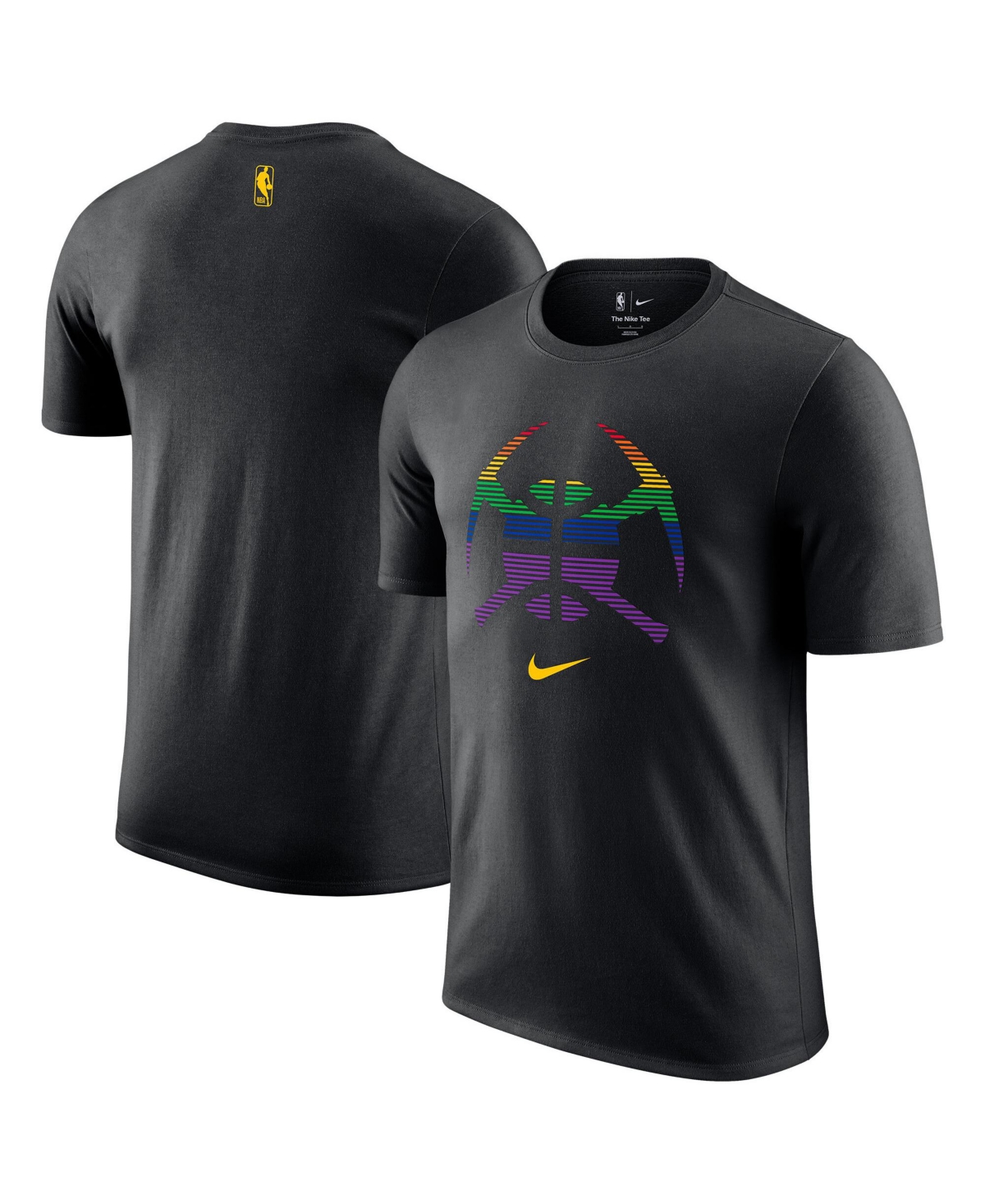 Nike Men's Black Denver Nuggets 2025/26 City Edition Remix Essential Logo T-Shirt