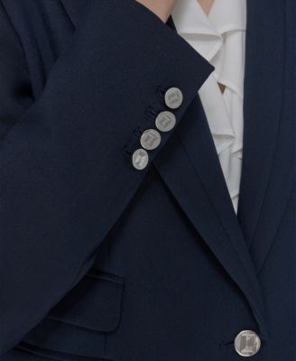 Women's Notched Lapel One Button Blazer