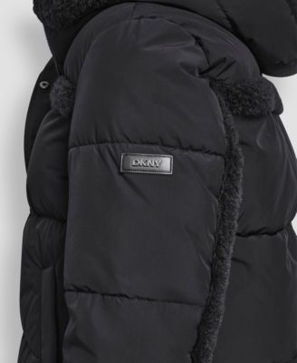 Women's Detailed Hooded Puffer Coat