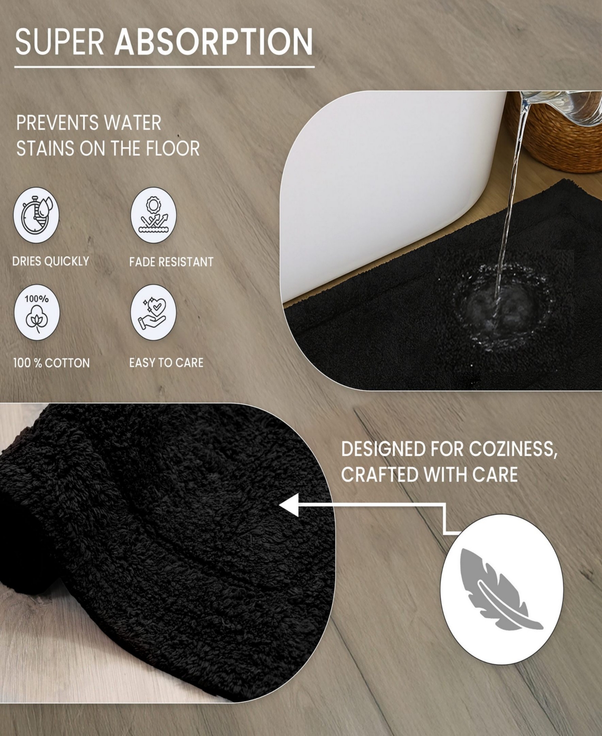 Home Weavers Waterford Bath Rug