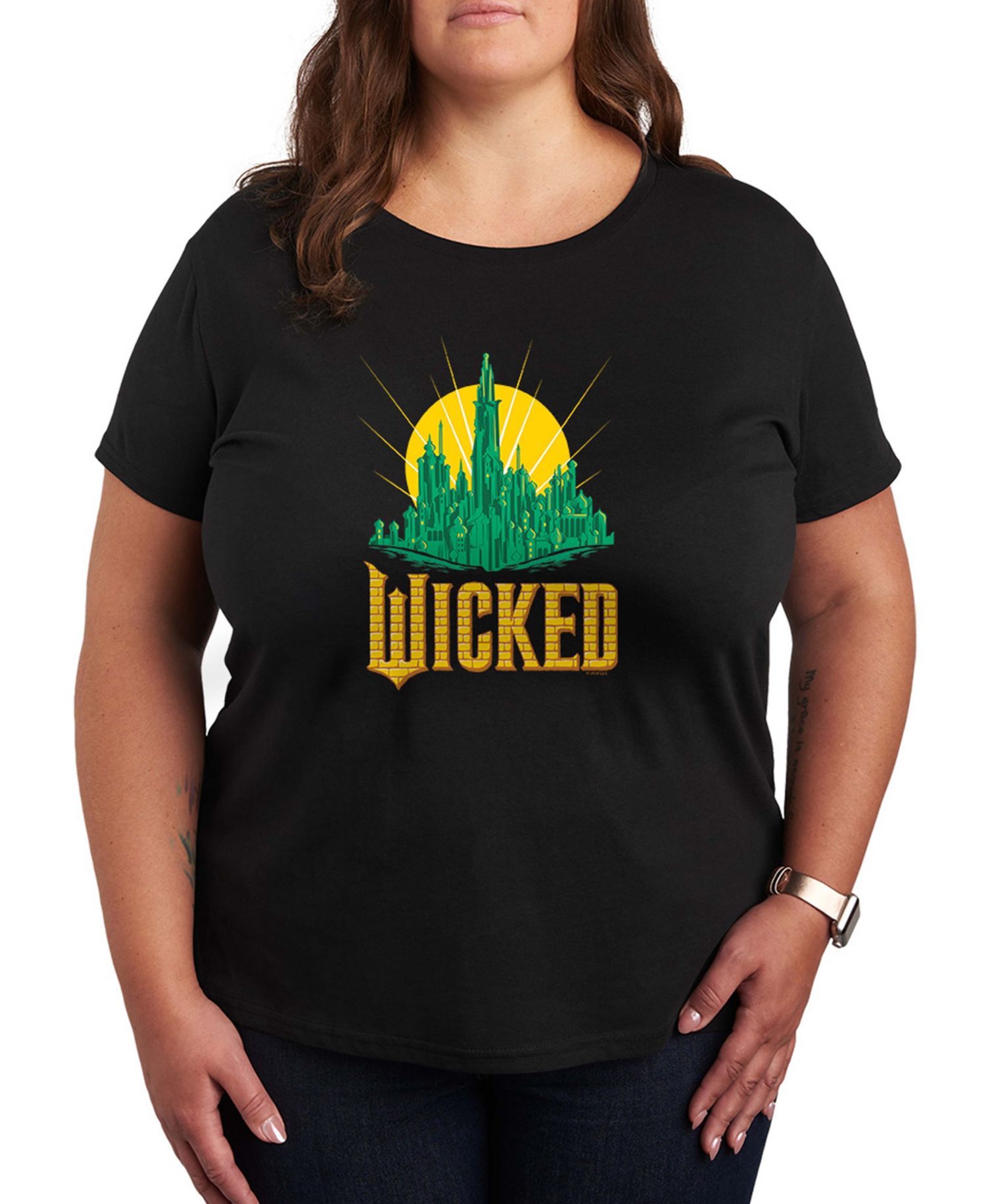 Plus Size Wicked Short-Sleeve Graphic T-Shirt