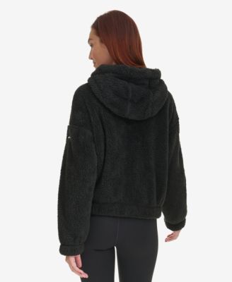 Women's Performance Oversized Hooded Sherpa Jacket