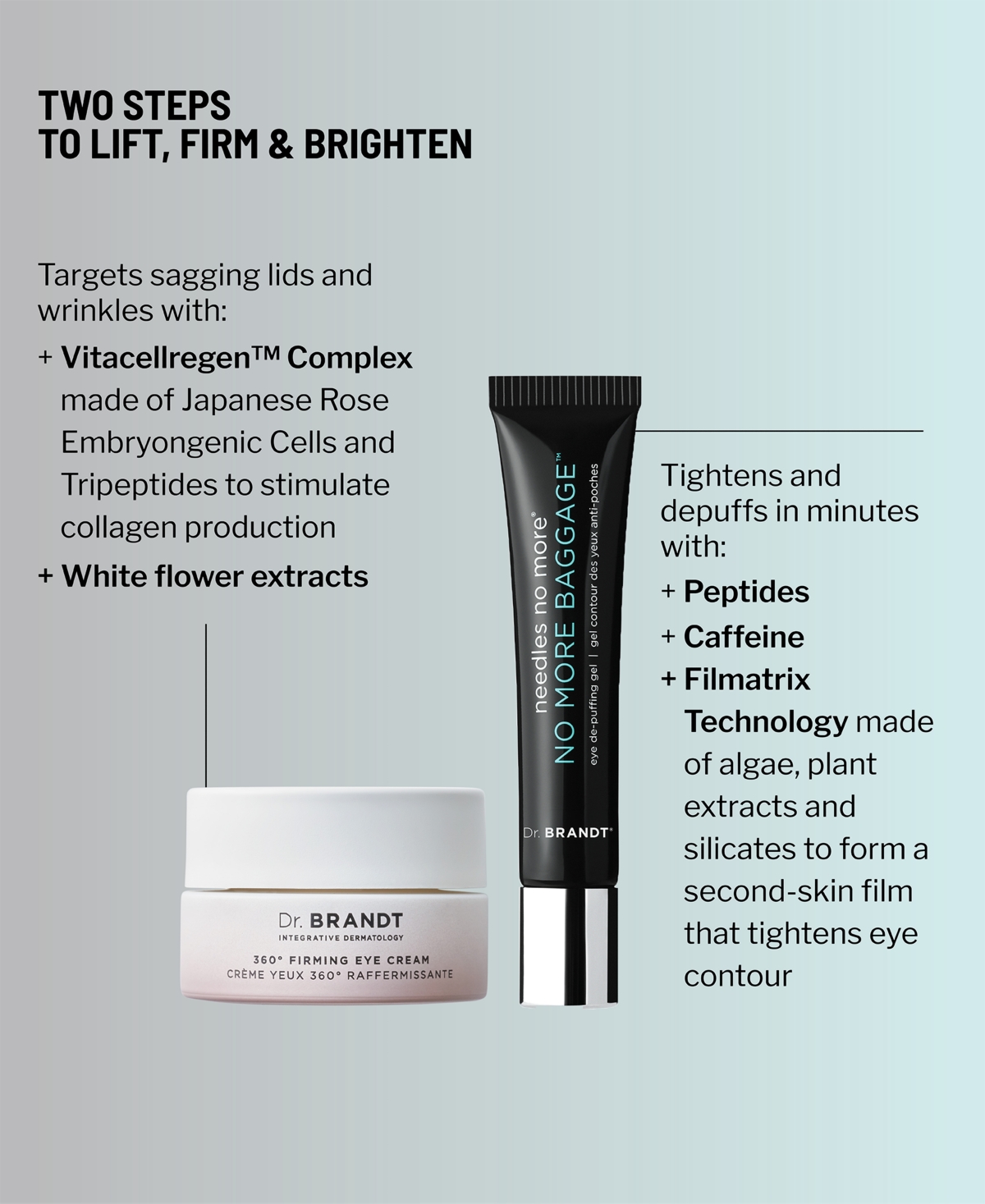 Dr. Brandt 2-pc. Eye Lift And Brightening Duo Set In Transparent