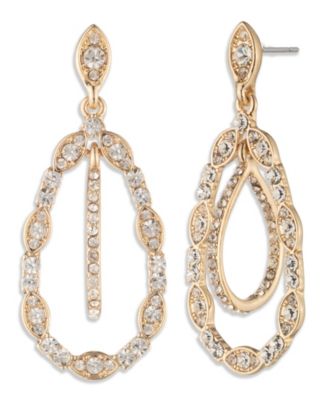 Givenchy - Glass Crystal Orbital Dynamic Earrings (also in Silver-Tone and Rose Gold-Tone)
