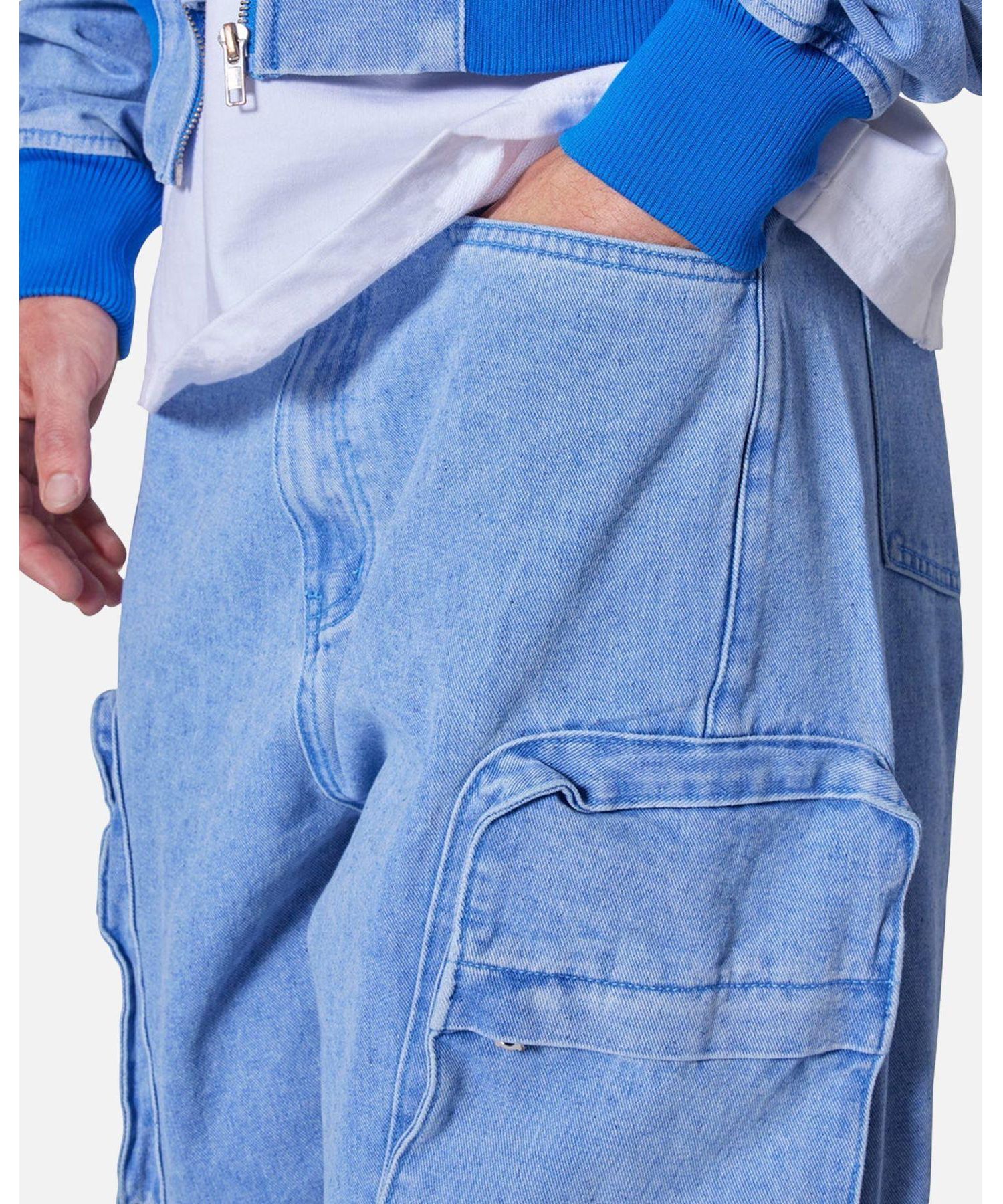 Men's Ultra Baggy Feeling Blue Denim