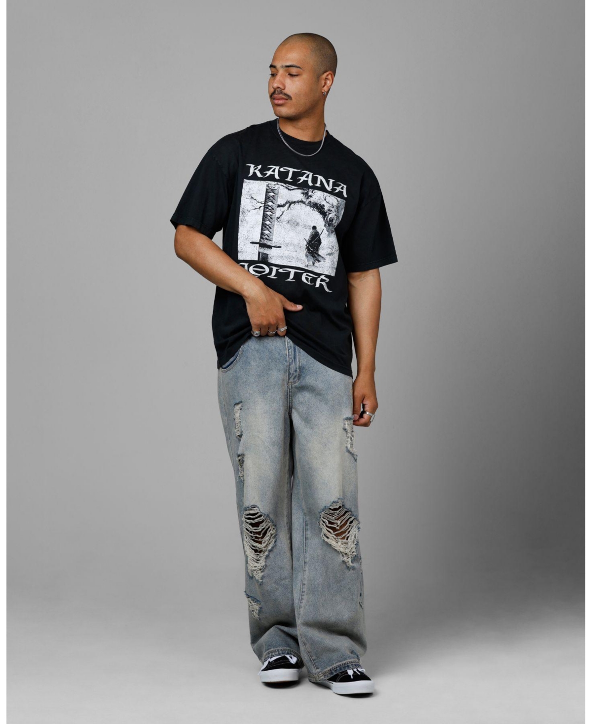 Loiter Men's Faded Print Flannel Shirt