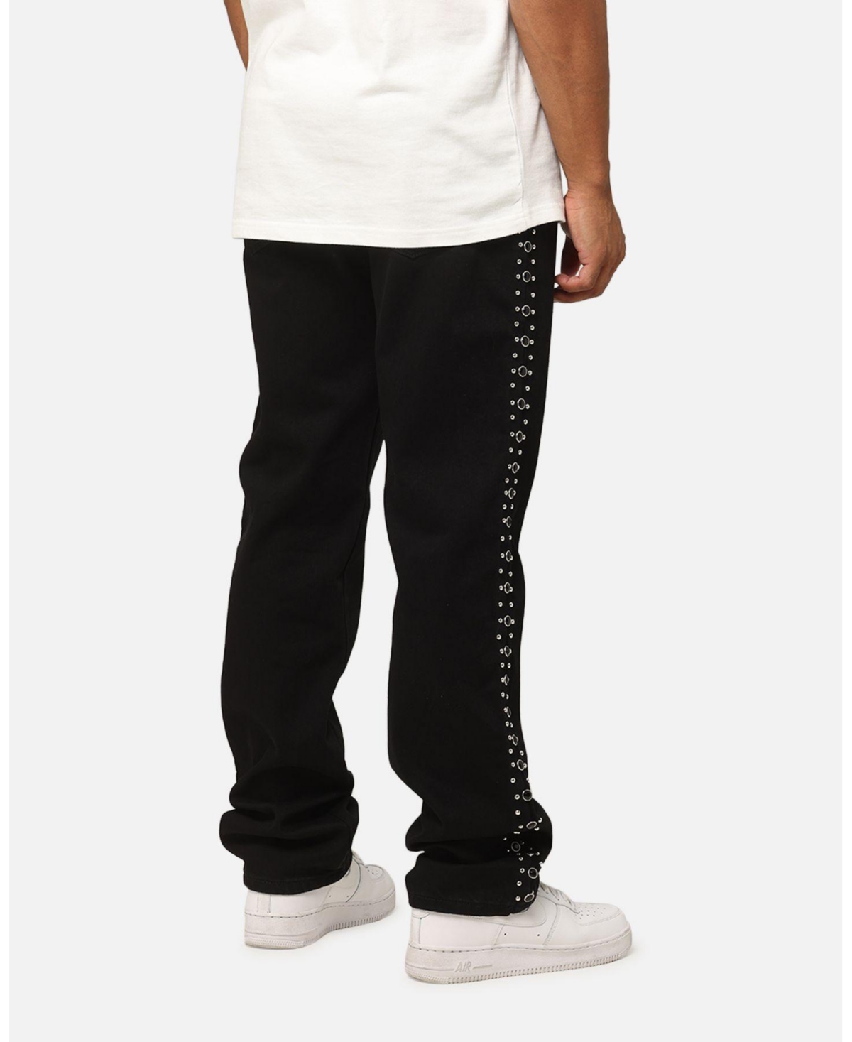 mnml Men's V715 Out Studded Denim Pants